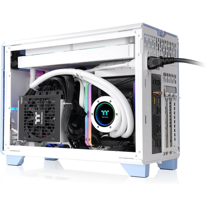 Корпус Thermaltake TR100 Hydrangea Blue (CA-11A-00SFNN-00), Голубой №5