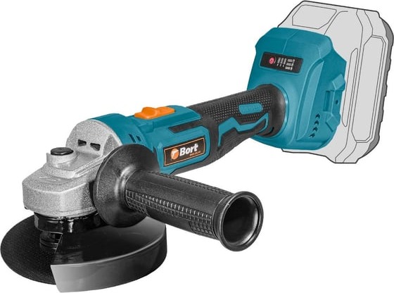 Машина шлифовальная угловая аккумуляторная BORT BWS-21Li-R (без АКБ и ЗУ) 93413540, 125 мм, 7800 об/мин, 1000 Вт детальное изображение - 16