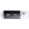USB Flash накопитель Silicon Power Ultima U02 (SP064 ГБUF2U02V1K) 64 ГБ, черный вариант - 1