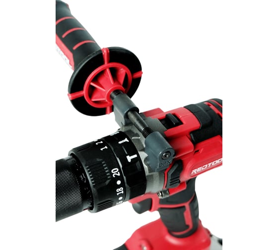 Ударная дрель с литий-ионным аккумулятором REDTOOL CS-1150SET 20В, 4000мАч, 90Нм, 2 скорости RT 1150, 20 В детальное изображение - 2