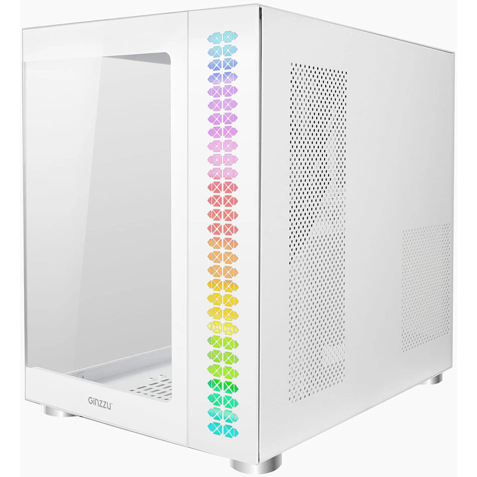 Корпус Ginzzu V570, Белый детальное изображение - 2