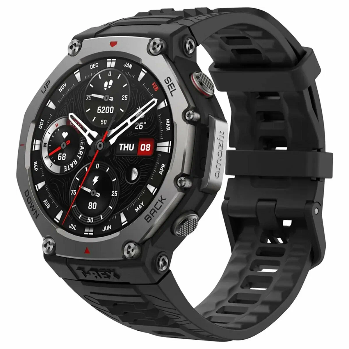 Смарт-часы Amazfit T-Rex 3 A2323 48 мм, Оникс детальное изображение - 1