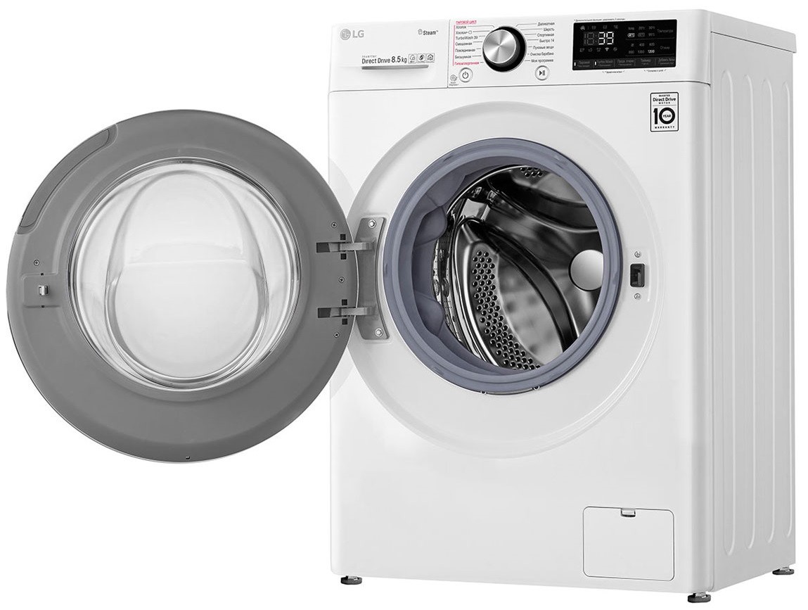 Стиральная машина LG AI DD F2V9GW9W, Белый детальное изображение - 8