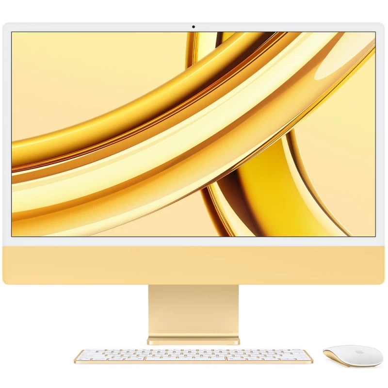 Моноблок Apple iMac 24 M3 2023, RAM 16 ГБ, Желтый, SSD 512 ГБ, 8-Core детальное изображение - 1