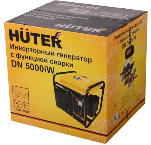 Сварочный генератор HUTER DN5000iW 64/1/93, 4.2 кВт, Черный детальное изображение - 9