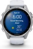 Смарт-часы Garmin Fenix 8 AMOLED 43 мм, Серебристый корпус, белый ремешок вариант - 9