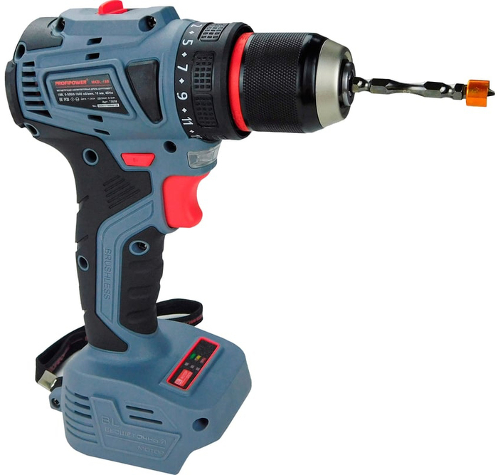 Аккумуляторная дрель-шуруповерт Profipower MKBL-18B E0159, 18 В, 45 Нм №2