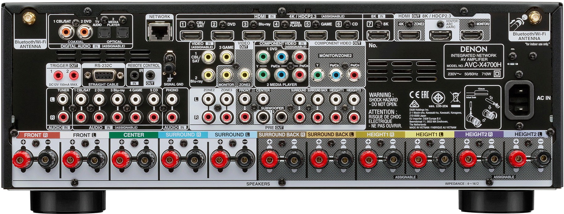 AV-ресивер Denon AVC-X4700H детальное изображение - 5