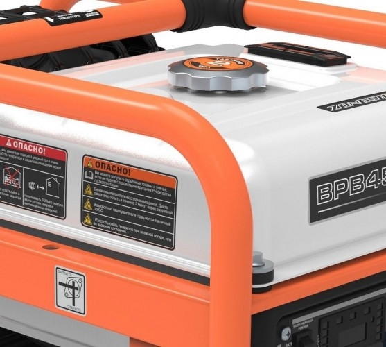 Генератор бензиновый ZONGSHEN BPB 4500 1T90DFB50, 4.2 кВт, Оранжевый детальное изображение - 2