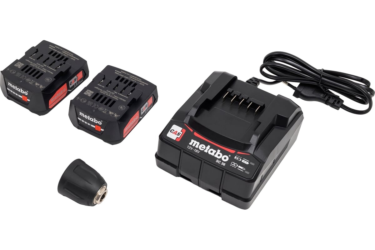 Аккумуляторная дрель-шуруповерт Metabo PowerMaxx BS 12V 318003600, 12 В, 45 Нм, 2 А·ч  детальное изображение - 5