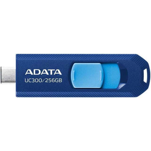 USB Flash накопитель ADATA UC300 256 ГБ, синий детальное изображение - 1