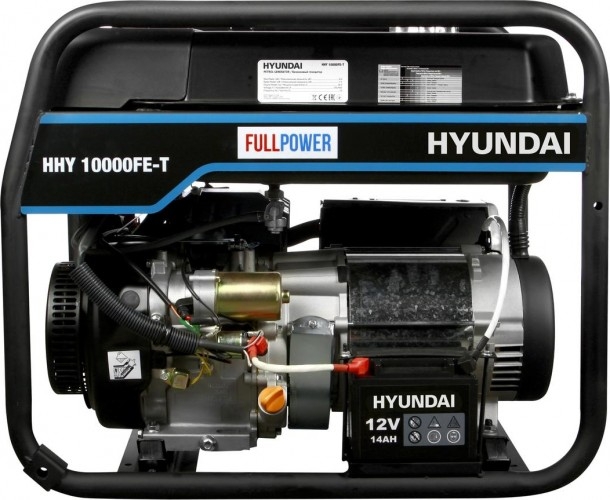 Генератор бензиновый HYUNDAI HHY 10000FE-T, 2.5 кВт, Черный детальное изображение - 3