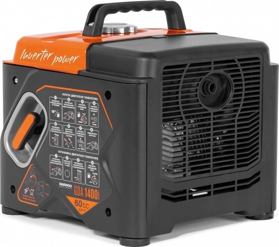 Генератор бензиновый DAEWOO GDA 1400i, 1 кВт, Оранжевый детальное изображение - 6