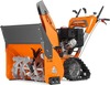 Снегоуборщик гусеничный бензиновый Daewoo DAST 1590 EFI с инжекторным двигателем, 13 л.с., Оранжевый/Серый вариант - 1