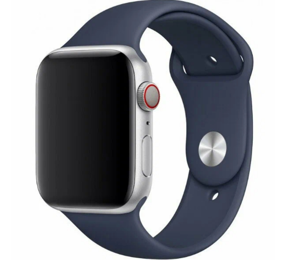 Ремешок для Apple Watch Sport Band 45mm, Темно-синий детальное изображение - 2