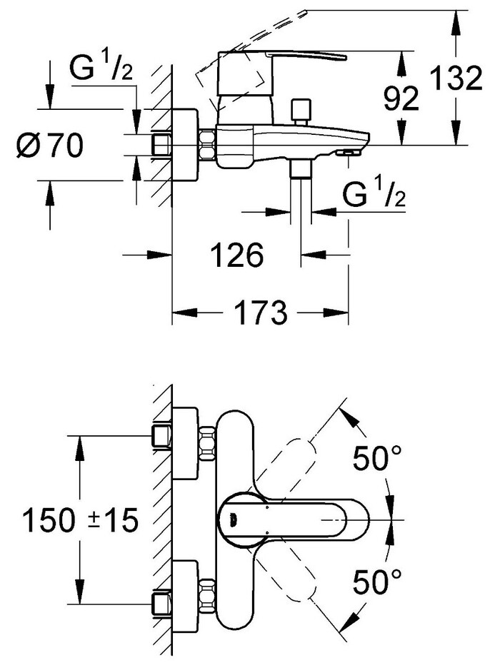 Смеситель Grohe Wave Cosmopolitan 23209000 №2
