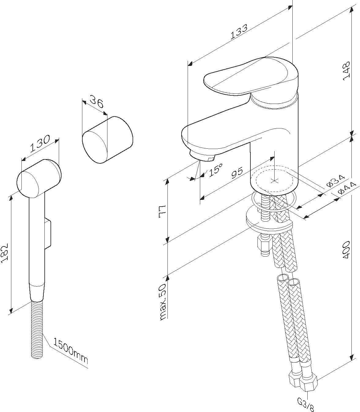 Смеситель AM-PM Sunny F85C03000 детальное изображение - 5