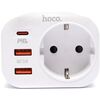 Сетевой переходник HOCO NS3, Белый вариант - 2