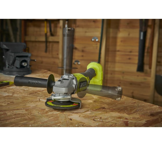Углошлифмашина Ryobi ONE+ RAG18115-0 5133005402, 115 мм, 9000 об/мин №11