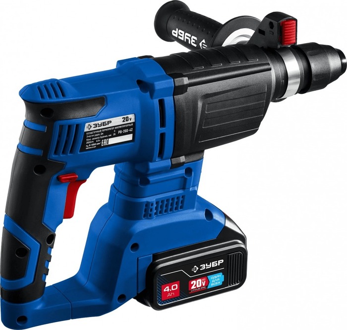 Перфоратор ЗУБР Профессионал PB-260-42, 3 Дж, 0-4800 уд/мин №3