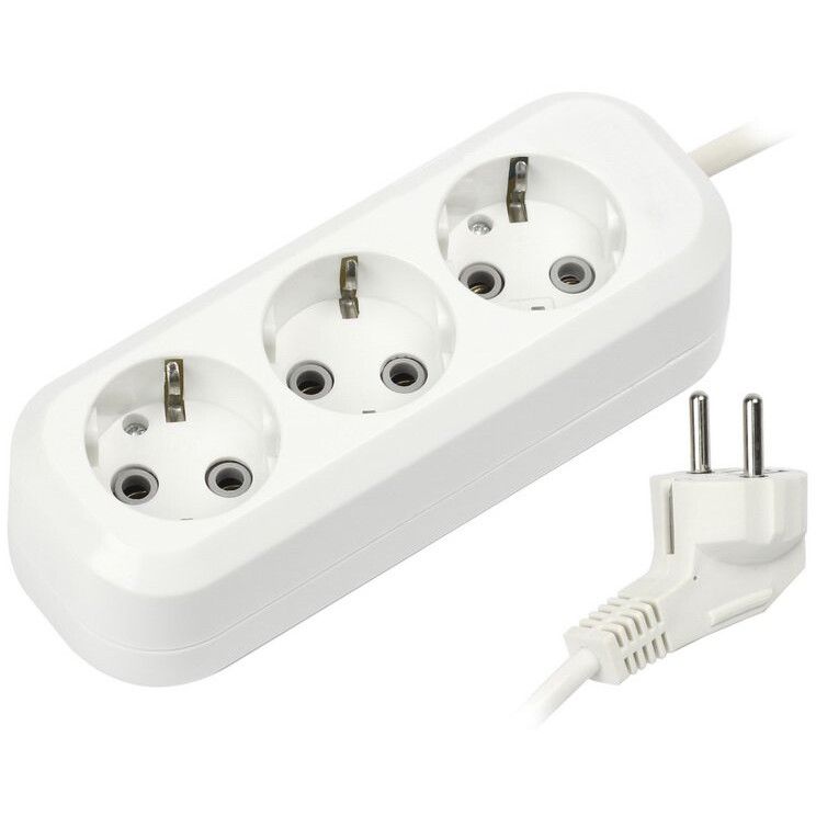 Сетевой удлинитель SmartBuy SBE-16-3-07-Z, 7 м, Белый детальное изображение - 1