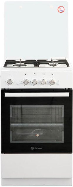 Плита De Luxe 5040 32G KR ChR, Белый детальное изображение - 1