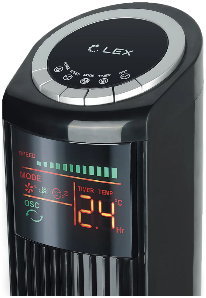 Вентилятор-колонна Lex LXFC 8369, 55 Вт, Черный №2