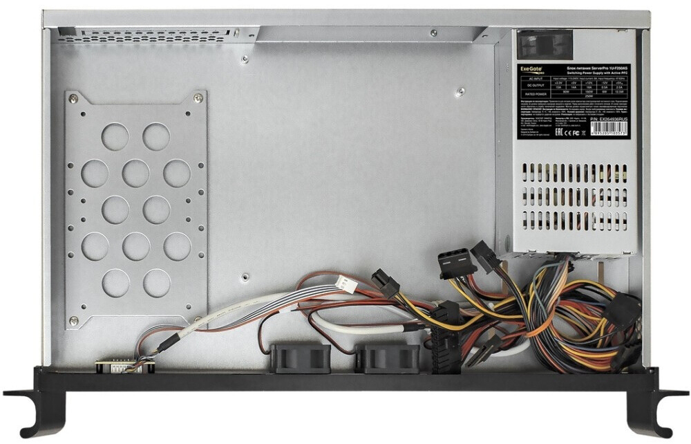 Серверный корпус ExeGate Pro 1U250-01/F300S, 300 Вт, Черный детальное изображение - 4