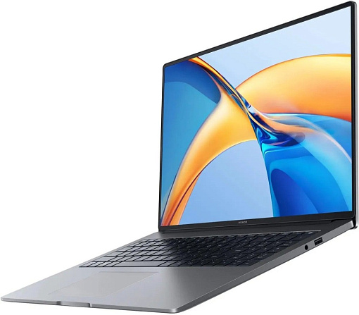 Ноутбук Honor MagicBook X16 2024, BRN-H56, RAM 16 ГБ, Серый, SSD 512 ГБ, AMD Radeon 760M, без ОС (5301AJYD) детальное изображение - 4