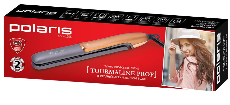Стайлер Polaris PHSS 2098TTi, Золотистый детальное изображение - 6