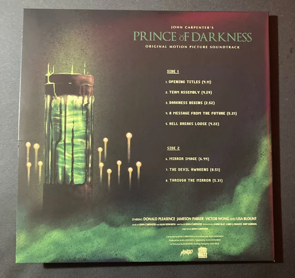Виниловая пластинка OST – John Carpenter In Association With Alan Howarth – John Carpenter's Prince Of Darkness LP детальное изображение - 2