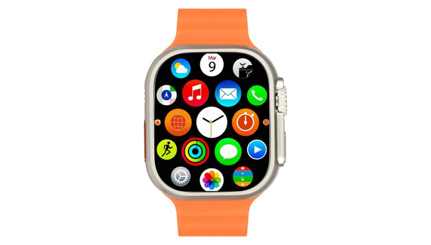 Умные часы TFN t-watch M8 Pro, 47 мм, Оранжевый детальное изображение - 3
