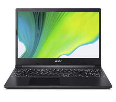 Ноутбук Acer Aspire 7 A715-75G-70RY-wpro, RAM 16 ГБ, Черный, SSD 512 ГБ, nVidia GeForce GTX 1650 детальное изображение - 1