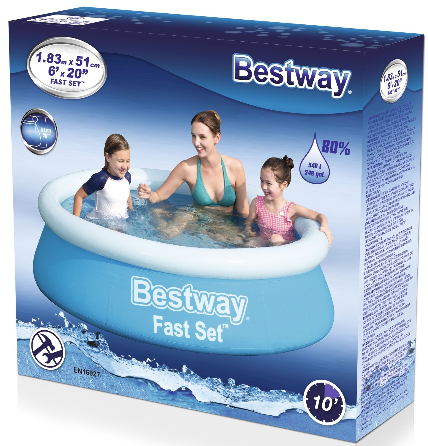 Надувной бассейн Bestway 57392 детальное изображение - 6