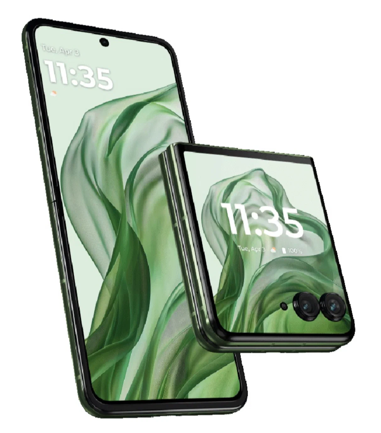 Смартфон Motorola Razr 50 Ultra 512 Гб, зеленый, Dual nano SIM + eSIM детальное изображение - 3