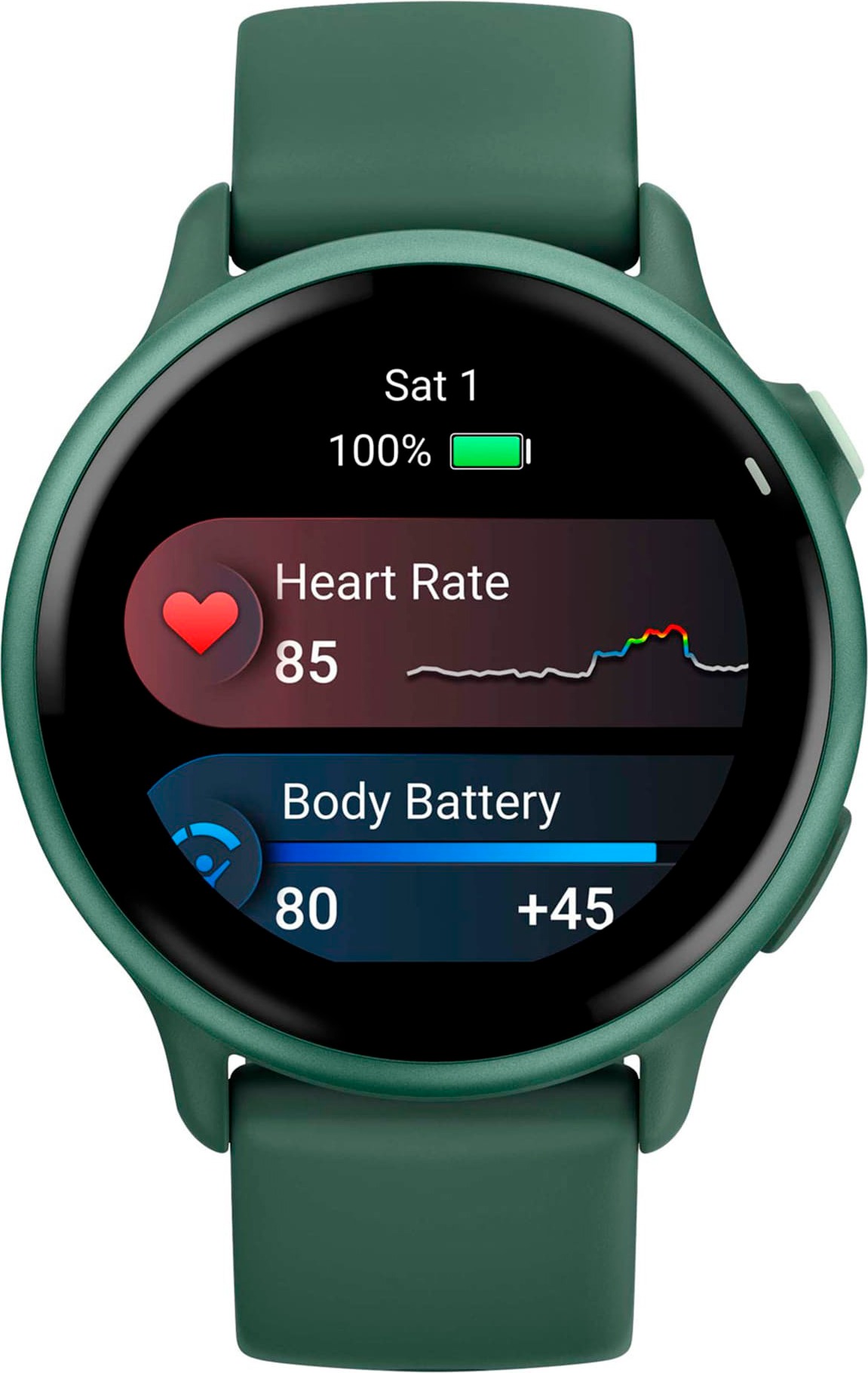 Умные часы Garmin Vivoactive 6 42 мм, Яшмовый с зеленым ремешком детальное изображение - 3