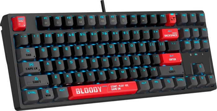 Клавиатура Bloody AT87, Черный №15