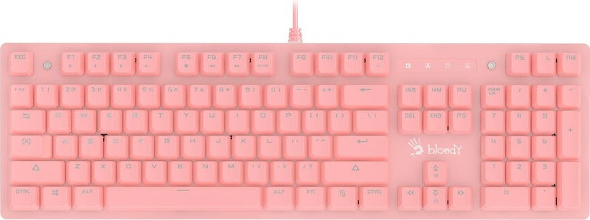 Клавиатура Bloody B800, Розовый детальное изображение - 1