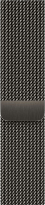 Умные часы Apple Watch Series 9 Graphite Stainless Steel Case, Black Milanese Loop 45 мм, Графитовый детальное изображение - 3