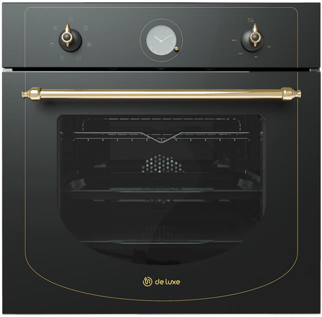 Духовой шкаф De Luxe 6006.05 ESHV-061, черный детальное изображение - 1