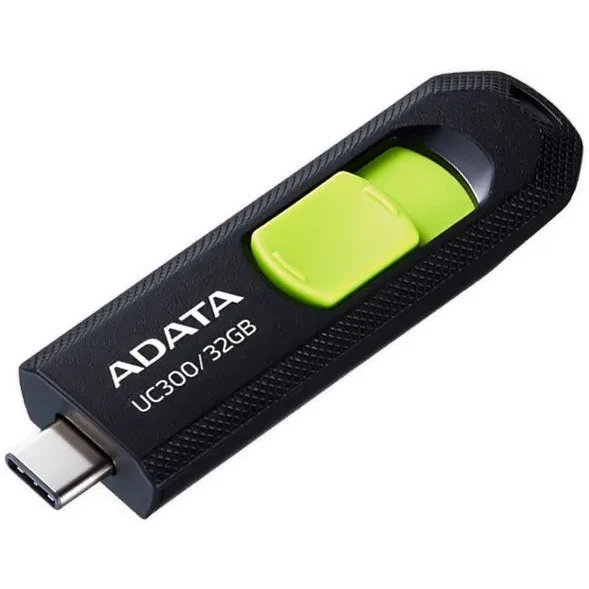 USB Flash накопитель ADATA UC300 32 ГБ, черный детальное изображение - 2