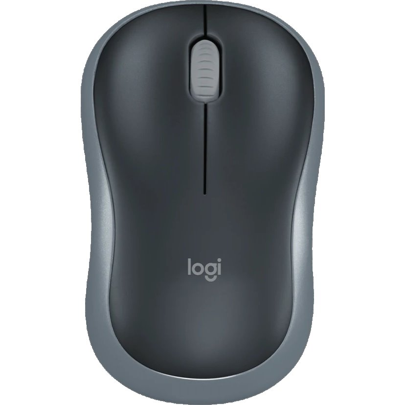 Мышь Logitech M185 Dark  (910-002238910-002252910-0022356540), Серый, Черный детальное изображение - 2