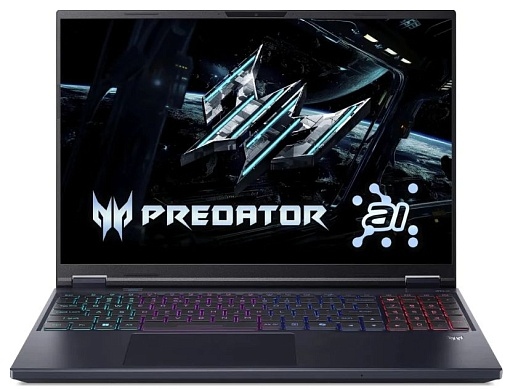 Ноутбук Acer Predator Helios Neo 16 AI Gaming NH.QVUEM.002, Intel Core Ultra 9 275HX, RAM 16 ГБ, Черный, SSD 1 ТБ, NVIDIA GeForce RTX 5060, без ОС детальное изображение - 1