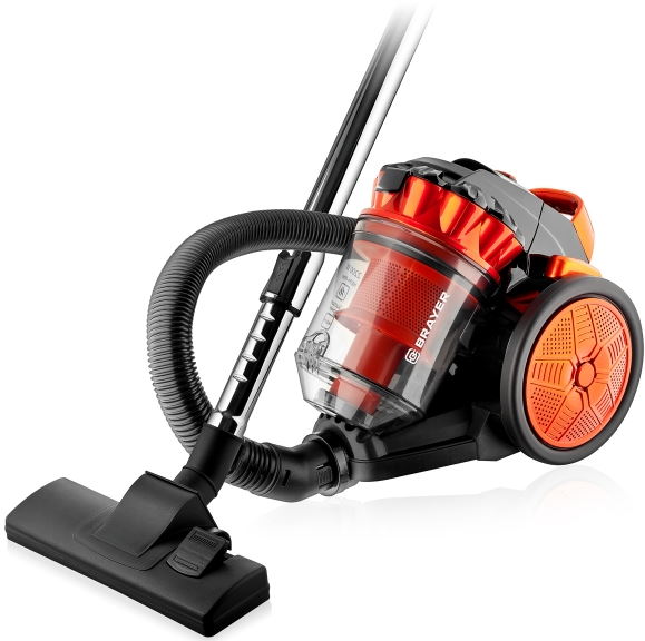 Пылесос Brayer BR4201, Черный/Оранжевый детальное изображение - 1
