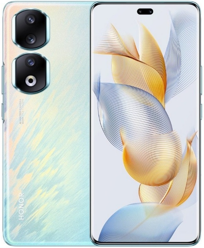 Смартфон Honor 90 Pro 256 Гб, Голубое перо, Dual nano SIM детальное изображение - 1