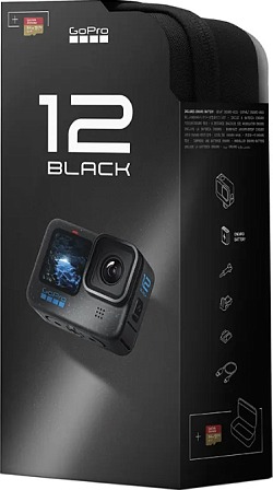 Action камера GoPro HERO12 Special Bundle (CAM+64GB MMC), Черный детальное изображение - 5