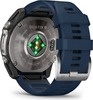 Смарт-часы Garmin Quatix 8 51 мм, AMOLED, Sapphire, Titanium, Синий силиконовый ремешок вариант - 6