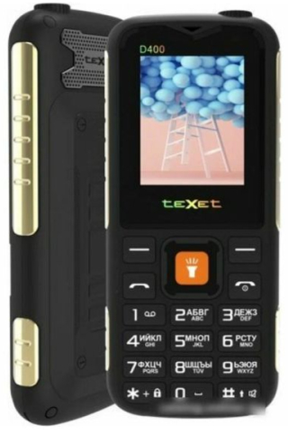 Мобильный телефон Texet TM-D400, 64 Мб, Черный, Dual micro-SIM детальное изображение - 2