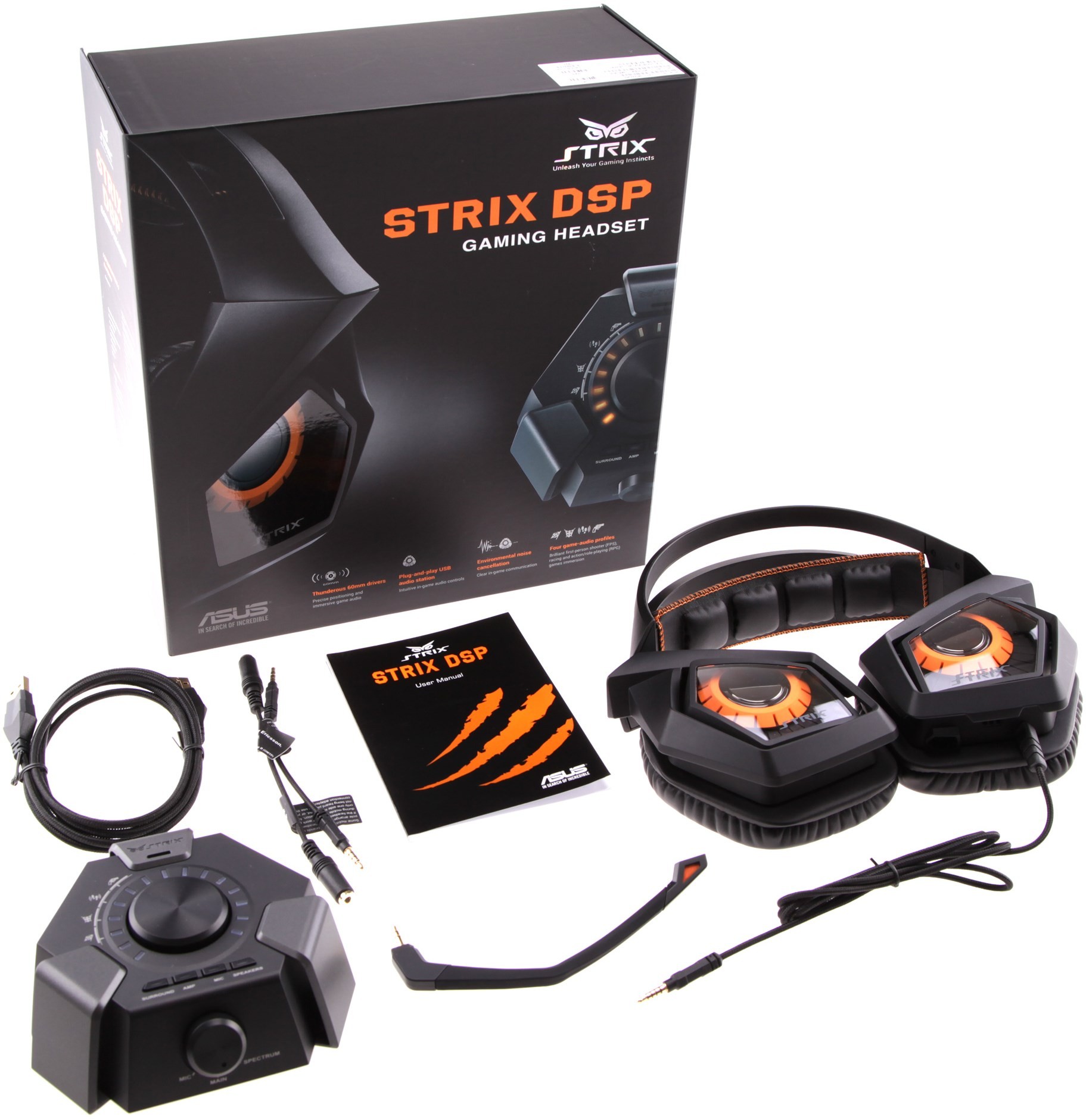 Наушники Asus Strix DSP, Черный детальное изображение - 3