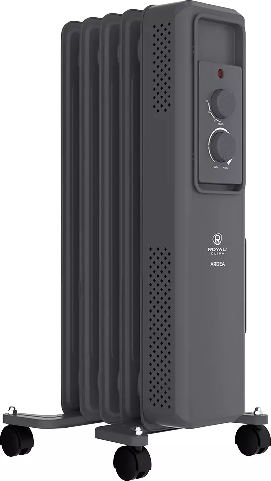 Масляный радиатор Royal Clima Ardea ROR-AR9-2000M, Графитовый детальное изображение - 1
